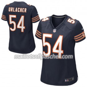 Maillot Chicago Bears Brian Urlacher 54 Nike Navy - Femme